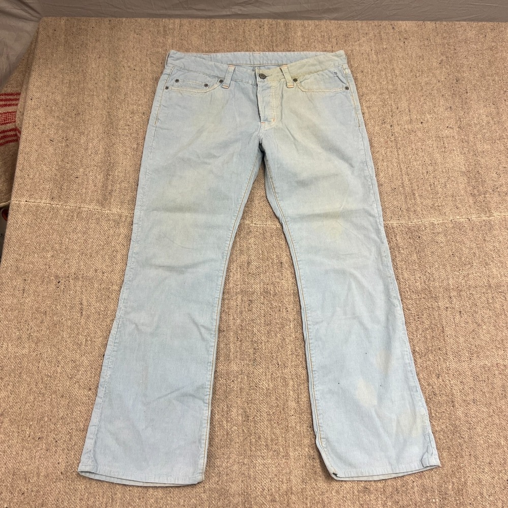 Hysteric Glamour Corduroy Pants Mens 34x28 Blue 2000s